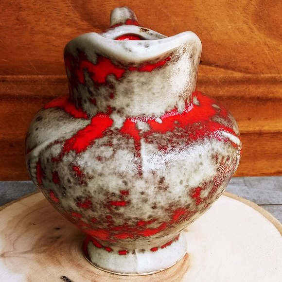 Salt Glazed Pitcher Unknown Artist Gorgeous! - Picture 3 of 9